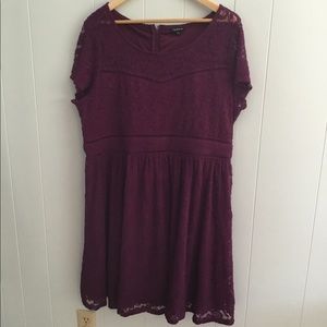 Torrid Purple Lace Dress